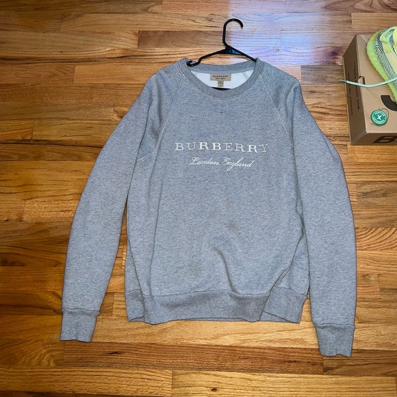 Burberry Crewneck with “Burberry” printed on front